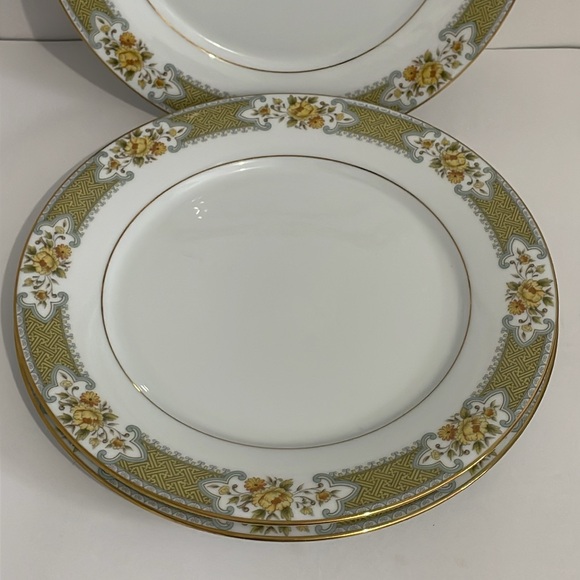 Noritake Autumn Rose Nitto Ware 2007 Dinner Plates X3 Replacement China - Picture 3 of 7